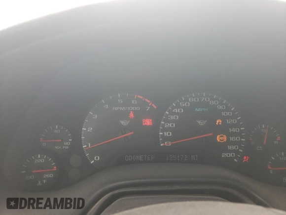 2004 Chevrolet Corvette with VIN 1G1YY22G845109017, listed as a Copart auction lot 75224994 with 125,172 mi miles and Salvage Title. Bid and sale history available at carsss.com. Image 9.