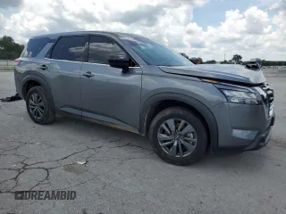 2024 Nissan Pathfinder S with VIN 5N1DR3AC7RC241546, listed as a Copart auction lot 61979645 with 24,407 mi miles and Salvage title. Bid and sale history available at DreamBid. Image 4.