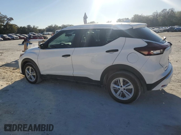 2023 Nissan Kicks S with VIN 3N1CP5BV7PL502096, listed as a Copart auction lot 47535055 with 62,240 mi miles and Clean Title. Bid and sale history available at carsss.com. Image 2.