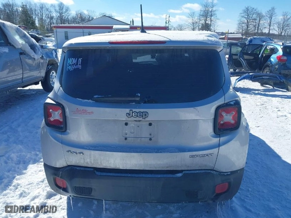 2016 Jeep Renegade Sport with VIN ZACCJBAT8GPC79331, listed as a IAAI auction lot 41363699 with 174,603 mi miles. Bid and sale history available at carsss.com. Image 16.