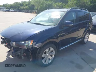 2011 Mitsubishi Outlander SE with VIN JA4AS3AW9BU007568, listed as a IAAI auction lot 42396335 with 174,256 mi miles and . Bid and sale history available at DreamBid. Image 2.