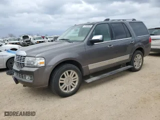 2012 Lincoln Navigator with VIN 5LMJJ2H52CEL07814, listed as a Copart auction lot 47620535 with 189,219 mi miles and Clean Title. Bid and sale history available at carsss.com. Image 1.