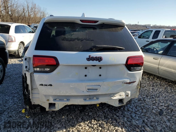 2021 Jeep Grand Cherokee Trailhawk with VIN 1C4RJFLT5MC508515, listed as a Copart auction lot 84469884 with 53,293 mi miles and Salvage Title. Bid and sale history available at carsss.com. Image 6.