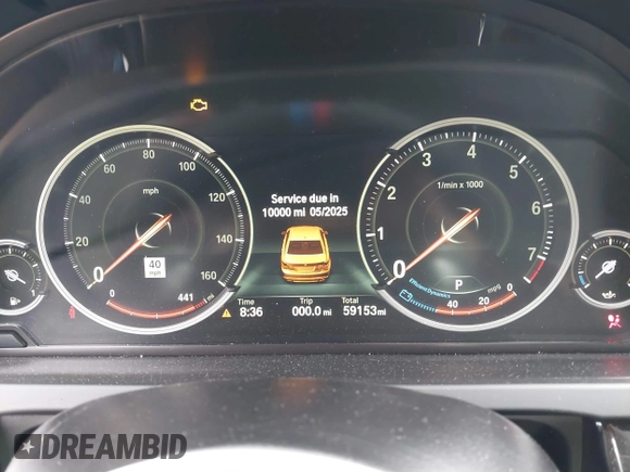 2015 BMW 7 Series 740i с VIN WBAYA6C54FGK16411, выставлен на аукционе IAAI как лот 42332689 с пробегом 59 153 миль миль и . История ставок и продаж доступна на DreamBid. Изображение 7.
