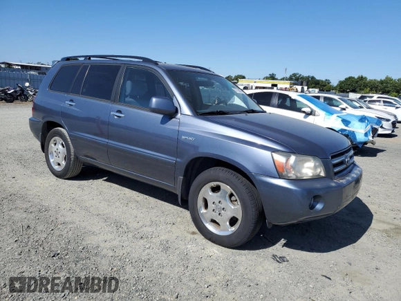 2007 Toyota Highlander w/3rd Row with VIN JTEDP21A870137094, listed as a Copart auction lot 57706855 with 160,443 mi miles and Clean title. Bid and sale history available at DreamBid. Image 4.