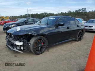 2022 BMW 3 Series M340i with VIN 3MW5U7J09N8C70162, listed as a Copart auction lot 49161745 with 40,503 mi miles and Salvage Title. Bid and sale history available at carsss.com. Image 1.