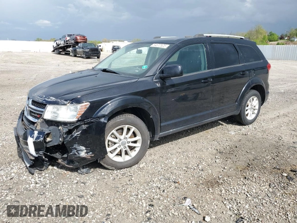 2017 Dodge Journey SXT с VIN 3C4PDCBG8HT590980, выставлен на аукционе Copart как лот 54672525 с пробегом Не указан миль и Списание • Salvage title. История ставок и продаж доступна на DreamBid. Изображение 1.