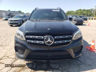 2017 Mercedes-Benz GLS 550 with VIN 4JGDF7DE2HA957424, listed as a Copart auction lot 63464655 with 97,616 mi miles and Salvage title. Bid and sale history available at DreamBid. Image 5.
