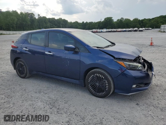 2024 Nissan LEAF SV Plus z VIN 1N4CZ1CV3RC552187, wystawiony jako Copart lot #54151085 z przebiegiem 14 186 mil mil oraz Szkoda całkowita • Salvage title. Historia ofert i sprzedaży dostępna na DreamBid. Obrazek 4.