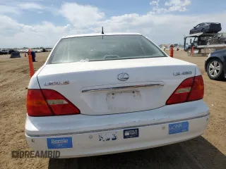 2001 Lexus LS 430 z VIN JTHBN30F610037988, wystawiony jako Copart lot #58346935 z przebiegiem 191 196 mil mil oraz Szkoda całkowita • Salvage title. Historia ofert i sprzedaży dostępna na DreamBid. Obrazek 6.