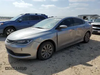 2016 Chrysler 200 LX with VIN 1C3CCCFB1GN134788, listed as a Copart auction lot 44221345 with 120,942 mi miles and Salvage Title. Bid and sale history available at carsss.com. Image 1.