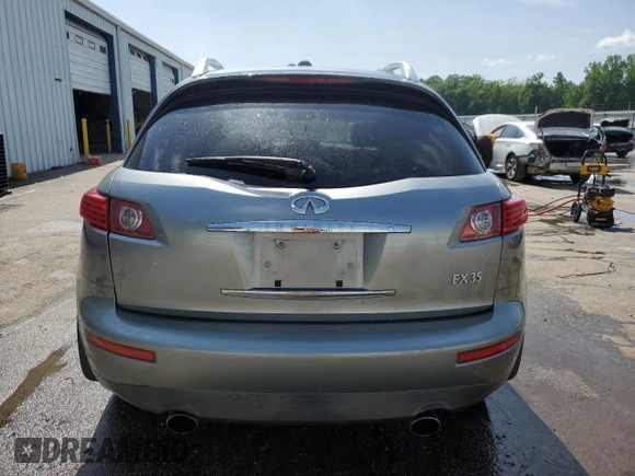 2008 Infiniti FX z VIN JNRAS08U08X102116, wystawiony jako Copart lot #56519735 z przebiegiem 217 516 mil mil oraz Szkoda całkowita • Salvage title. Historia ofert i sprzedaży dostępna na DreamBid. Obrazek 6.
