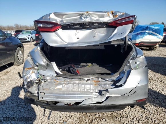 2023 Toyota Camry LE with VIN 4T1R11AK0PU832169, listed as a Copart auction lot 49465085 with 24,635 mi miles and Salvage Title. Bid and sale history available at carsss.com. Image 6.