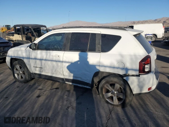 2017 Jeep Compass Sport with VIN 1C4NJCBB2HD208727, listed as a Copart auction lot 88158175 with 157,684 mi miles and Salvage Title. Bid and sale history available at DreamBid. Image 2.