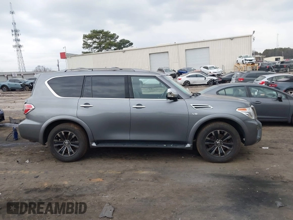 2018 Nissan Armada Platinum with VIN JN8AY2NF2J9333369, listed as a IAAI auction lot 41491584 with 124,048 mi miles. Bid and sale history available at carsss.com. Image 13.