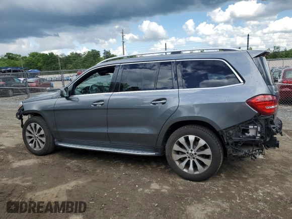 2019 Mercedes-Benz GLS 450 with VIN 4JGDF6EE2KB229497, listed as a Copart auction lot 54791425 with 101,564 mi miles and Salvage title. Bid and sale history available at DreamBid. Image 2.