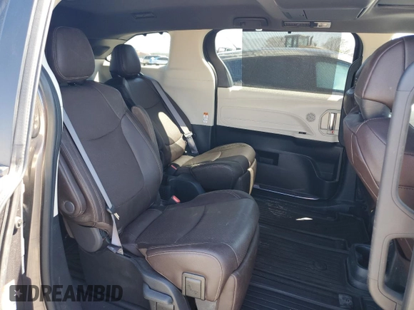 2023 Toyota Sienna Platinum with VIN 5TDESKFC2PS106874, listed as a Copart auction lot 50348725 with 10,329 mi miles and Non Repairable. Bid and sale history available at DreamBid. Image 11.