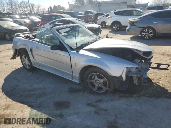 2003 Ford Mustang Deluxe with VIN 1FAFP44493F395992, listed as a Copart auction lot 41692825 with 0 mi miles and Salvage Title. Bid and sale history available at carsss.com. Image 4.