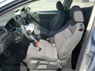 2012 Volkswagen Golf w/Conv & Sunroof with VIN WVWBB7AJ3CW139964, listed as a Copart auction lot 61298795 with 128,891 mi miles and Salvage title. Bid and sale history available at DreamBid. Image 7.