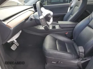 2022 Tesla Model Y Performance with VIN 7SAYGDEF2NF325084, listed as a Copart auction lot 44814525 with Not Provided miles and Salvage Title. Bid and sale history available at DreamBid. Image 7.