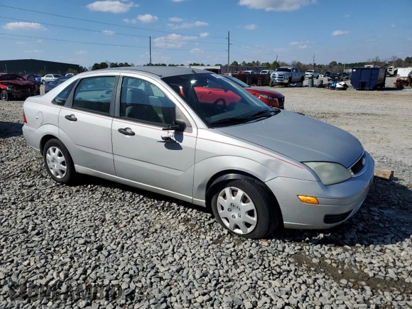 2005 Ford Focus S with VIN 1FAFP34N85W305866, listed as a Copart auction lot 46666825 with 191,576 mi miles and Salvage Title. Bid and sale history available at carsss.com. Image 4.