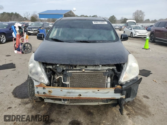 2014 Nissan Versa S with VIN 3N1CN7APXEK455220, listed as a Copart auction lot 89015285 with 166,816 mi miles and Salvage Title. Bid and sale history available at DreamBid. Image 5.