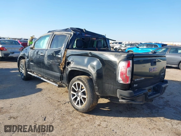 2019 GMC Canyon 4WD Denali with VIN 1GTG6EEN0K1106301, listed as a IAAI auction lot 41475337 with 1 mi miles. Bid and sale history available at carsss.com. Image 3.