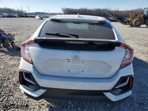 2020 Honda Civic Hatchback EX with VIN SHHFK7H68LU206211, listed as a Copart auction lot 87403164 with 55,019 mi miles and Salvage Title. Bid and sale history available at carsss.com. Image 6.