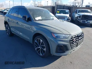 2022 Audi SQ5 Premium Plus with VIN WA1B4AFY0N2042917, listed as a IAAI auction lot 41509774 with 39,851 mi miles. Bid and sale history available at carsss.com. Image 1.