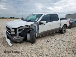 2023 Ford F-150 XL with VIN 1FTFW1ED6PFC00883, listed as a Copart auction lot 60438105 with 27,640 mi miles and Salvage title. Bid and sale history available at DreamBid. Image 1.