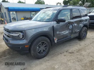 2023 Ford Bronco Sport Big Bend with VIN 3FMCR9B6XPRD49777, listed as a Copart auction lot 57143615 with 21,458 mi miles and Salvage title. Bid and sale history available at DreamBid. Image 1.