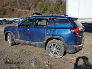 2022 GMC Terrain SLT with VIN 3GKALVEV3NL241417, listed as a Copart auction lot 45960495 with 47,808 mi miles and Salvage title. Bid and sale history available at DreamBid. Image 2.