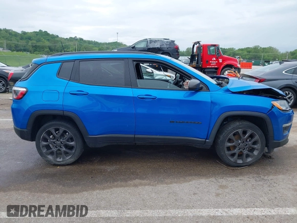 2021 Jeep Compass 80th Anniversary с VIN 3C4NJDEB4MT519257, выставлен на аукционе IAAI как лот 42173390 с пробегом 55 236 миль миль и . История ставок и продаж доступна на DreamBid. Изображение 13.