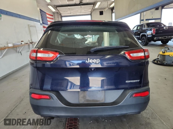 2016 Jeep Cherokee Sport z VIN 1C4PJLAB6GW166690, wystawiony jako Copart lot #63129105 z przebiegiem 164 544 mil mil oraz Szkoda całkowita • Salvage title. Historia ofert i sprzedaży dostępna na DreamBid. Obrazek 6.