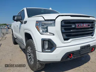 2021 GMC Sierra 1500 AT4 with VIN 3GTP9EED1MG448181, listed as a IAAI auction lot 41984780 with 87,902 mi miles. Bid and sale history available at carsss.com. Image 1.