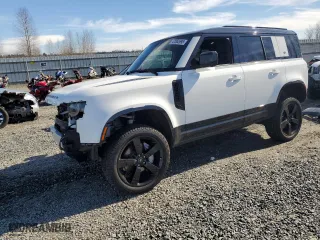 2024 Land Rover Defender X-Dynamic SE with VIN SALE2EEU7R2304560, listed as a Copart auction lot 47062695 with 5,495 mi miles and Salvage Title. Bid and sale history available at carsss.com. Image 1.