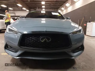 2022 Infiniti Q60 Red Sport 400 with VIN JN1FV7LL4NM681132, listed as a IAAI auction lot 40733343 with 14,309 mi miles and . Bid and sale history available at DreamBid. Image 12.