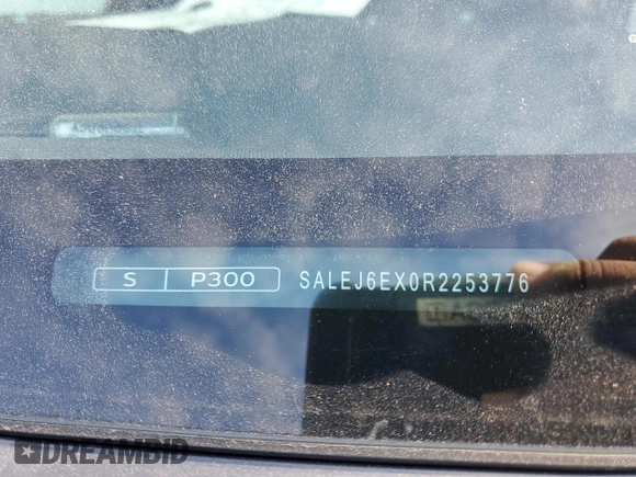 2024 Land Rover Defender S with VIN SALEJ6EX0R2253776, listed as a Copart auction lot 58965225 with 6,926 mi miles and Salvage title. Bid and sale history available at DreamBid. Image 13.