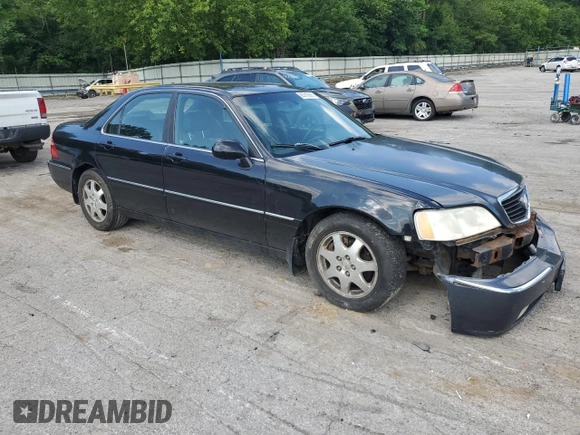 2002 Acura RL with VIN JH4KA96622C006520, listed as a Copart auction lot 63315055 with Not provided miles and Salvage title. Bid and sale history available at DreamBid. Image 4.