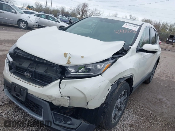 2017 Honda CR-V EX-L with VIN 5J6RW2H83HL036720, listed as a IAAI auction lot 41888202 with 61,257 mi miles. Bid and sale history available at carsss.com. Image 17.