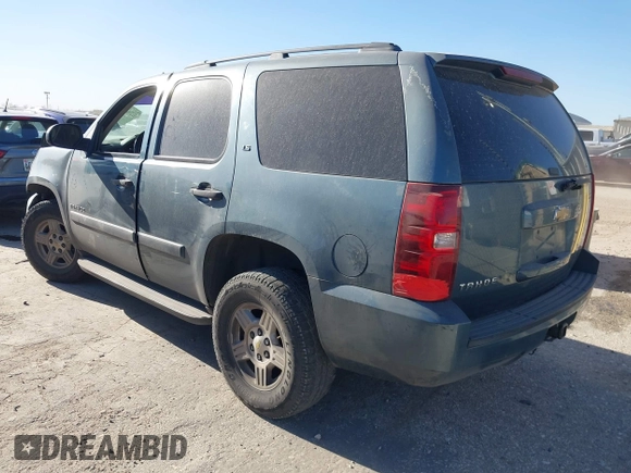 2008 Chevrolet Tahoe LS with VIN 1GNFC13C08R117881, listed as a IAAI auction lot 41216586 with 285,270 mi miles and . Bid and sale history available at DreamBid. Image 3.