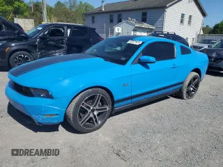 2011 Ford Mustang GT with VIN 1ZVBP8CF7B5118634, listed as a Copart auction lot 54327925 with 144,040 mi miles and Salvage title. Bid and sale history available at DreamBid. Image 1.