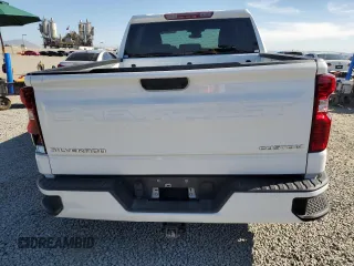 2022 Chevrolet Silverado 1500 Custom with VIN 1GCPDBEK6NZ640645, listed as a Copart auction lot 52399385 with 35,464 mi miles and Salvage Title. Bid and sale history available at carsss.com. Image 6.