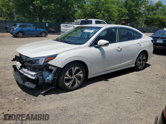 2022 Subaru Legacy Premium with VIN 4S3BWAD65N3006992, listed as a Copart auction lot 61456455 with 15,271 mi miles and Salvage title. Bid and sale history available at DreamBid. Image 1.