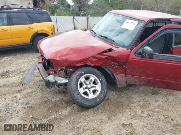 1999 Mazda B-Series 2WD Truck SE with VIN 4F4YR16V9XTM15254, listed as a IAAI auction lot 41935226 with 95,006 mi miles. Bid and sale history available at carsss.com. Image 6.
