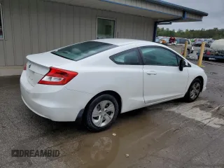 2013 Honda Civic Cpe LX with VIN 2HGFG3B53DH532958, listed as a Copart auction lot 73807914 with 111,216 mi miles and Salvage Title. Bid and sale history available at carsss.com. Image 3.