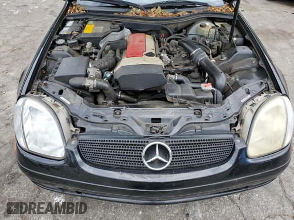 1998 Mercedes-Benz SLK-Class with VIN WDBKK47F3WF034409, listed as a Copart auction lot 71972994 with 203,772 mi miles and Salvage Title. Bid and sale history available at carsss.com. Image 11.
