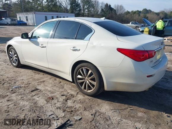 2017 Infiniti Q50 2.0t Premium with VIN JN1CV7AR7HM681933, listed as a IAAI auction lot 41514675 with 102,310 mi miles. Bid and sale history available at carsss.com. Image 3.