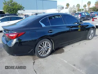 2018 Infiniti Q50 Sport with VIN JN1EV7AP6JM366702, listed as a IAAI auction lot 41852058 with 60,472 mi miles and . Bid and sale history available at carsss.com. Image 4.