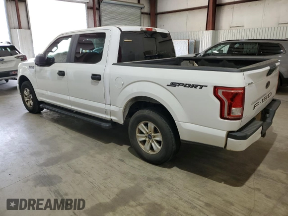2015 Ford F-150 XLT with VIN 1FTEW1C84FKE47844, listed as a Copart auction lot 50348595 with 137,916 mi miles and Salvage Title. Bid and sale history available at carsss.com. Image 2.